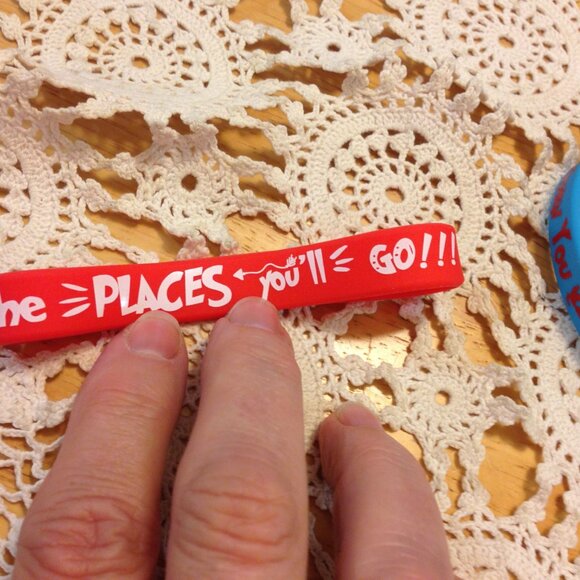 Party Favors Bundle - Dr. Seuss positive affirmation  bracelets - Picture 2 of 10